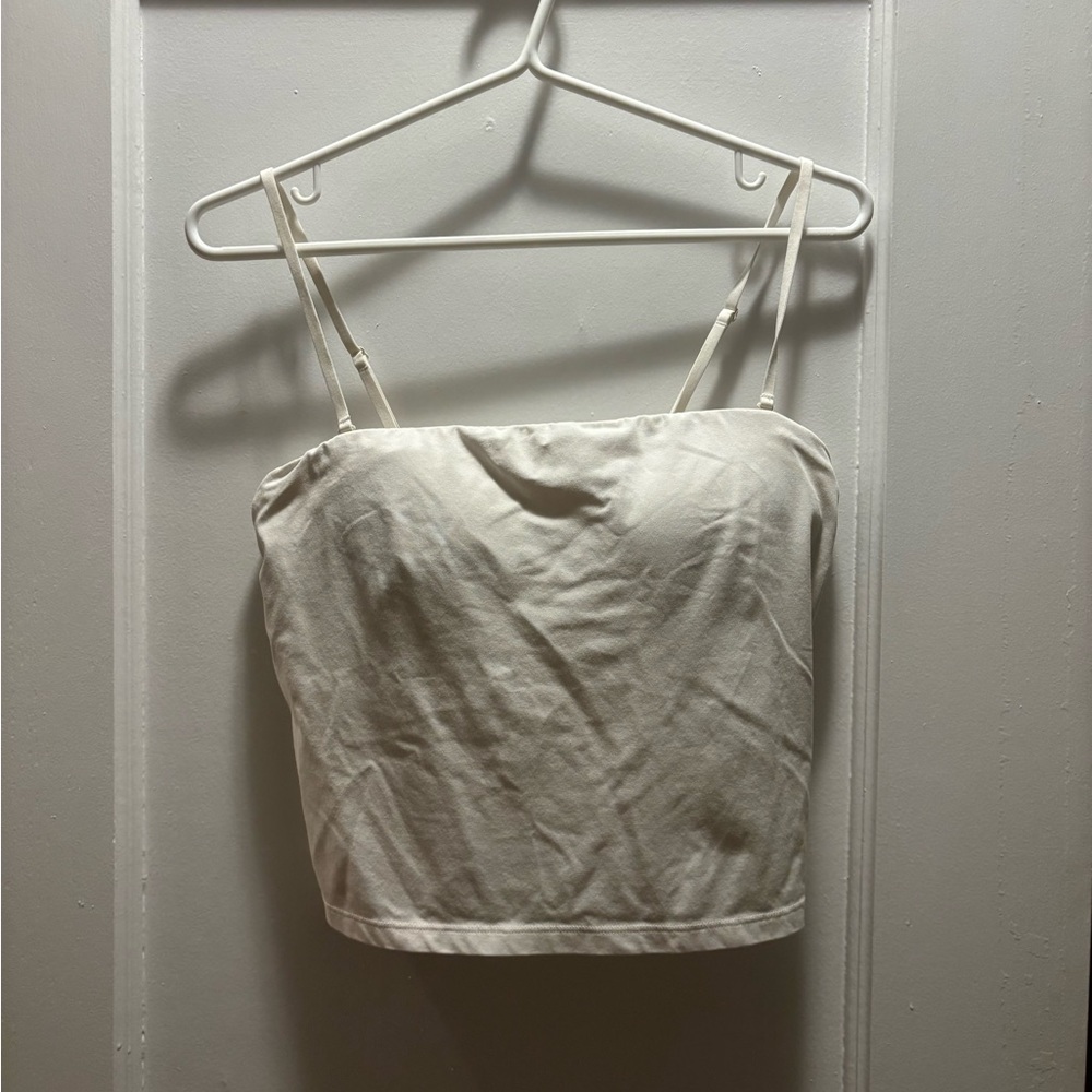 AIRism Cotton Cropped Tube Bra Top